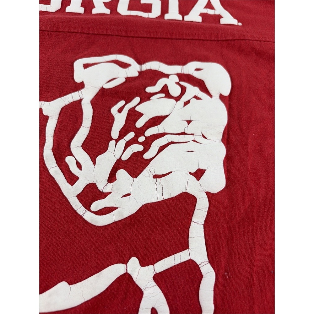 Pressbox Georgia Bulldogs "The Big Shirt" Oversized Long Sleeve Tee Sm Gameday - Picture 10 of 13